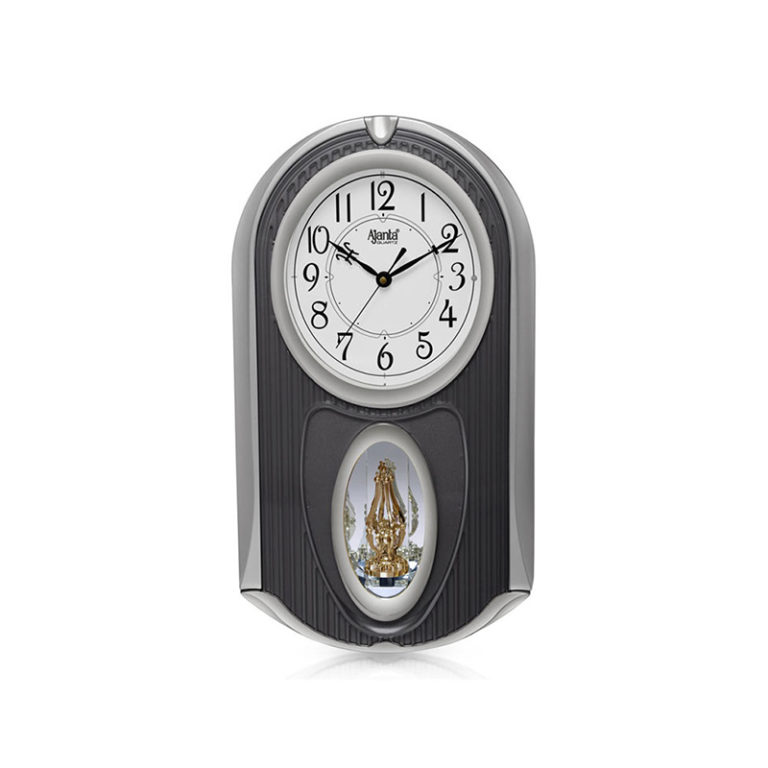 4227 Gun Metal Musical Pendulum Clock Orpat
