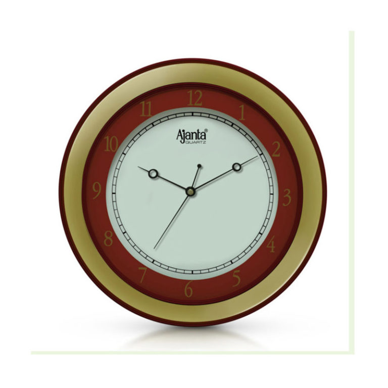 Wall Clock Fancy Clock 597 Red Orpat Group