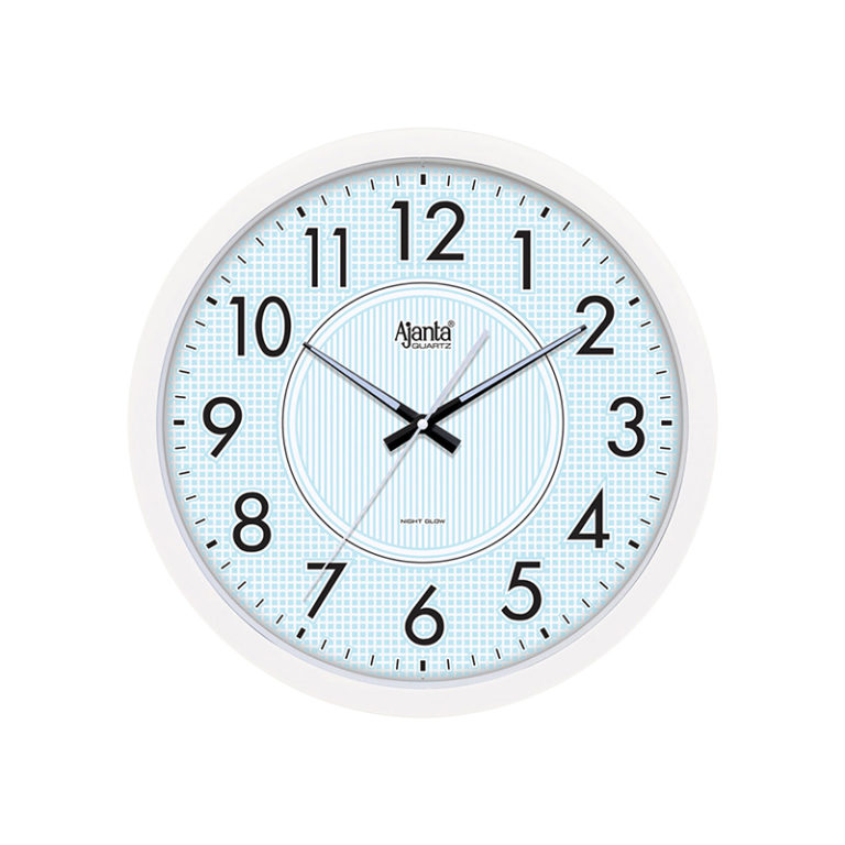 Ajanta 5087 Night Glow Wall Clock (Brown) Orpat Group