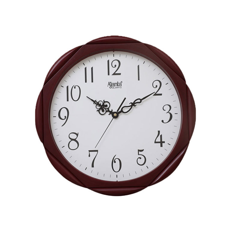 Ajanta 8077 Fancy Wall Clock (Mahogany) Orpat Group