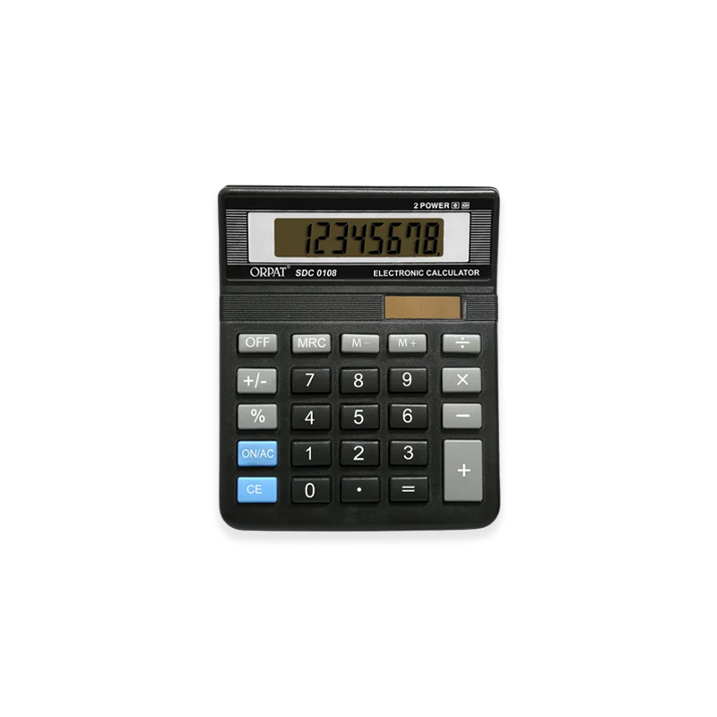 Buy Orpat SDC 0108 Black Basic Desktop Calculator