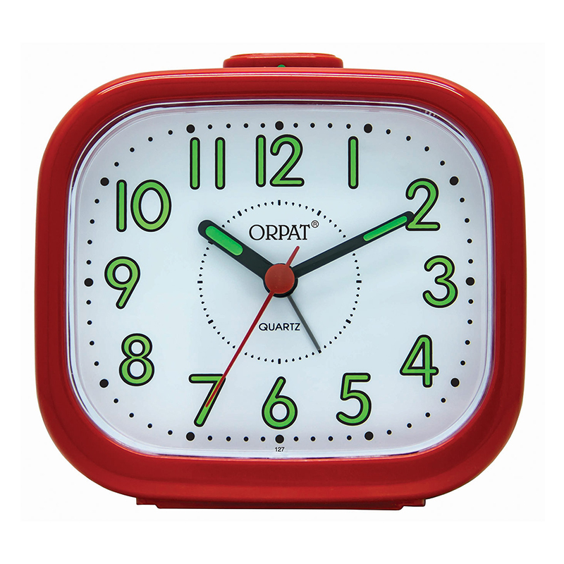 Orpat TBB-127 Buzzer Alarm Clock (Red) | Orpat Group