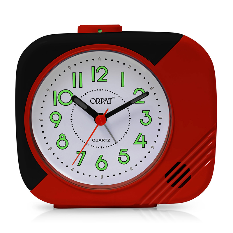 Orpat TBB-207 (4.5 V) Buzzer Alarm Clock (Red) | Orpat Group