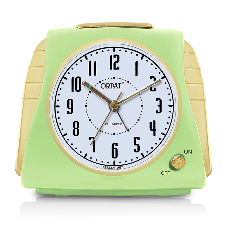 Orpat TBSMZL-867 Musical Alarm Clock (Parrot Green) | Orpat Group