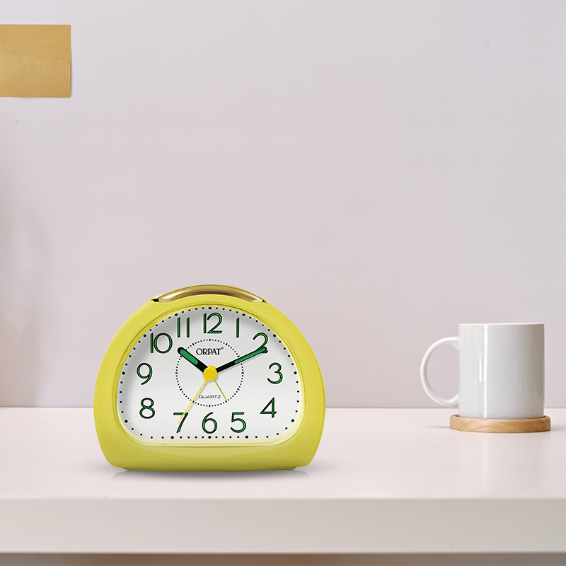 Orpat TBZL-367 Snooze Buzzer Alarm Clock (Lemon Yellow) | Orpat Group