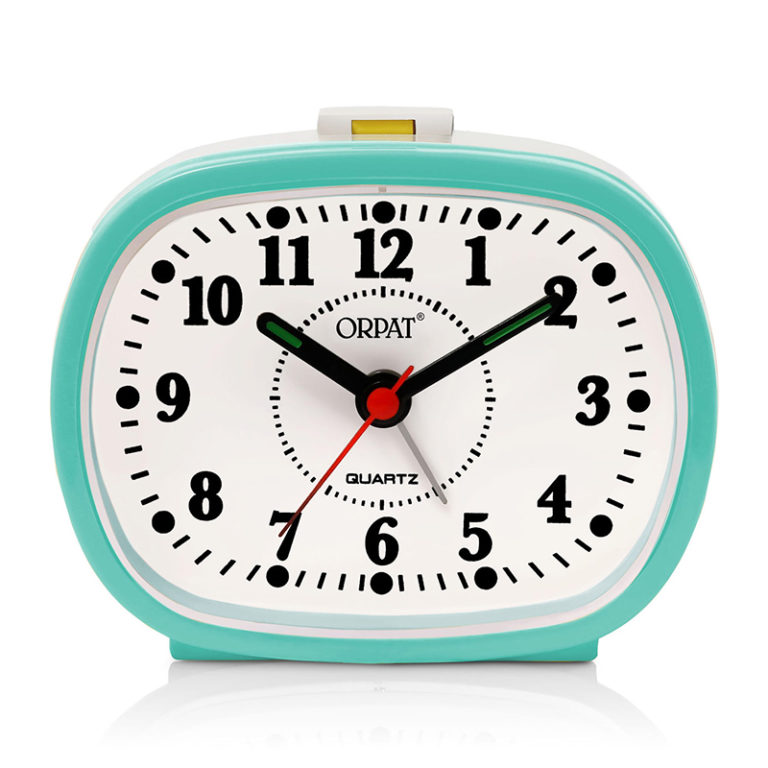 Orpat Tbzl-607 Snooze Buzzer Alarm Clock (english Green) 