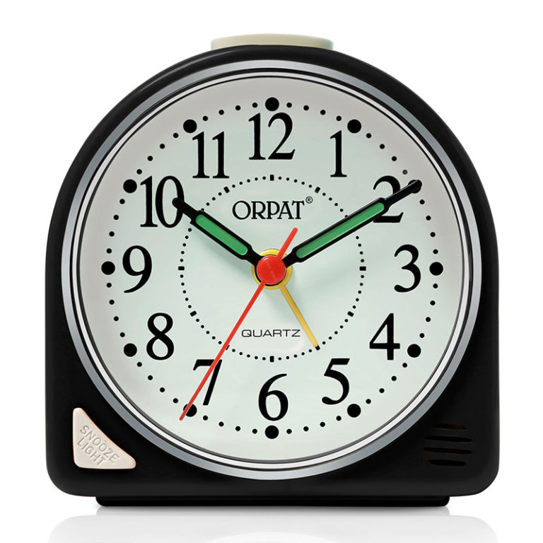 Orpat TBZL-617 Snooze Buzzer Alarm Clock (Black) | Orpat Group