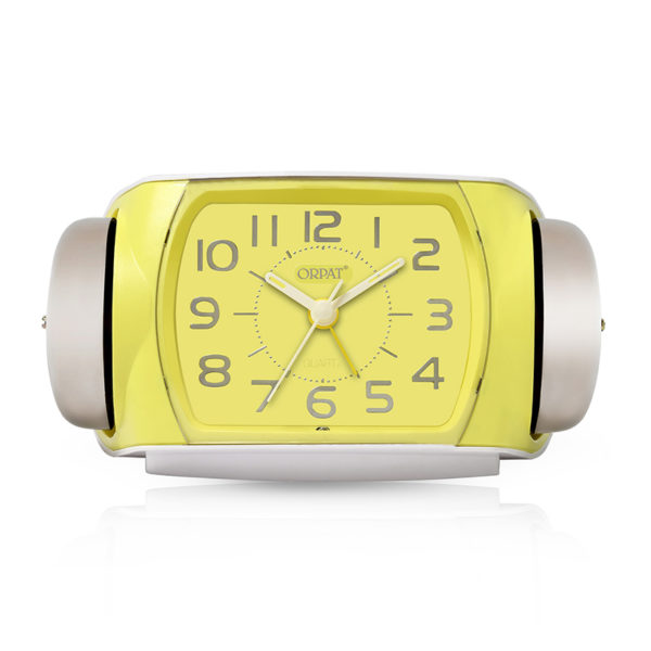 Time Piece Bell Alarm Clock TBM 437 Yellow