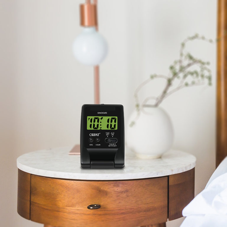 Time PieceDigital Alarm Clock TBZLL627 DXBlack Orpat Group