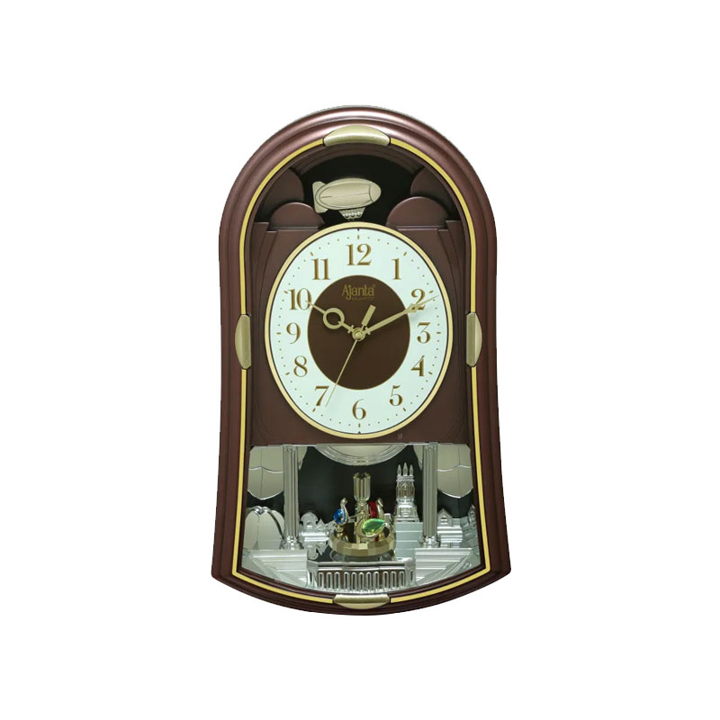 Grandfather Series Rhythmic Pendulum Clock - GF-8197 - Brown - Orpat Group