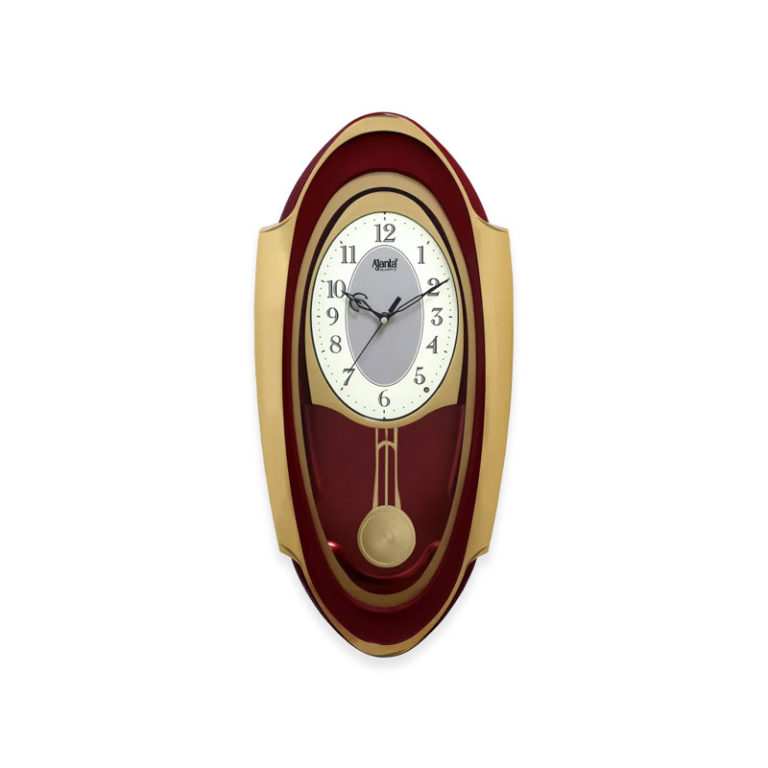 1627 Red Musical Pendulum Clock Orpat