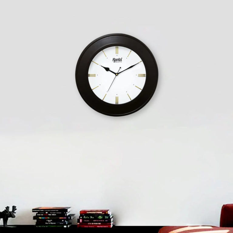 Ajanta 7507 Wooden Simple Clock (Brown) Orpat Group
