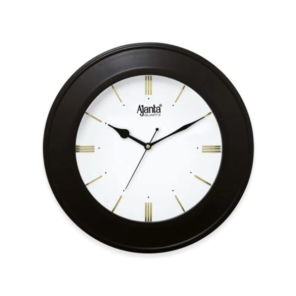 Wooden Simple Wall Clock 7507 Brown