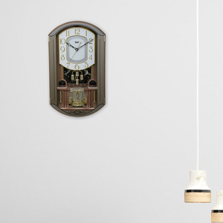 Buy 2627 Ajanta Cooper Classic Musical Pendulum Quatrz Wall Clock Orpat