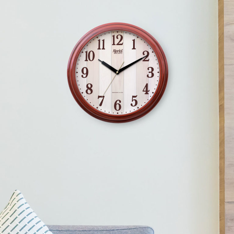 Ajanta 6067 Designer Wall Clock (Mahagony) Orpat Group