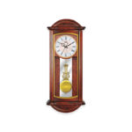 Wall clock grandfather series rhythmic pendulum clock GF 8197 Brown