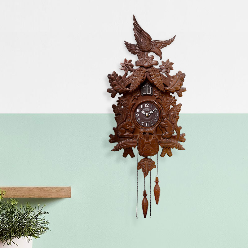 Hand crafted cuckoo Wall clock
