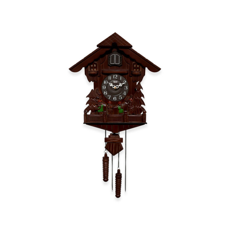 CUCKOO 057 Brown Solid Wood Cuckoo Clock Orpat