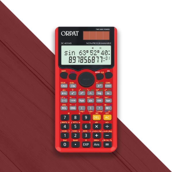 Scientific Desktop Calculators SC 401 MS Empire Red