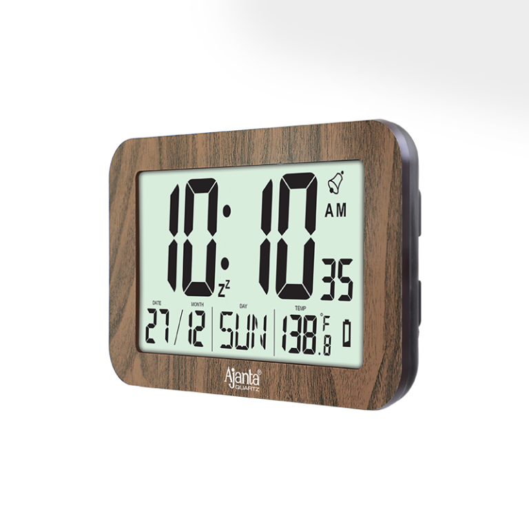 Wall Clock Desktop Display LCD Clock Calendar Clock LCD 140